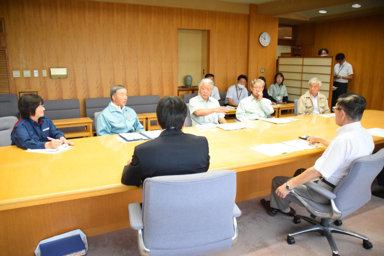 南秋田郡町村議会議長会からの大雨被害対策に関する要望2